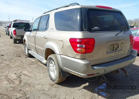 2004 Toyota Sequoia Sr5 V8 z USA, uszkodzony, nr VIN 5TDBT44A44S205950